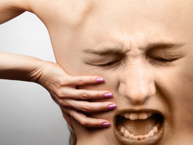 Back pain concept Día mundial del dolor